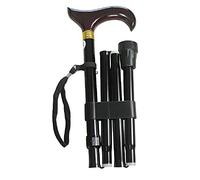 Identités Canne de Marche Pliante Réglable Noire