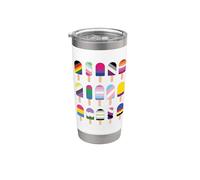 Identités de crème glacée de la Gay Pride Fierté LGBT Gobelet isotherme en acier inoxydable double paroi