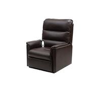 Identites Fauteuil Perle Maxi Simili-Cuir Chocolat