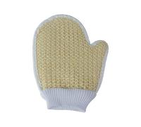 Identités, Gant De Crin Exfoliant, Faces 2 en 1 Très Pratique, Face Coton Pour Nettoyage Douceur, Face Exfoliante En Crin Naturel, Soin De Sa Peau