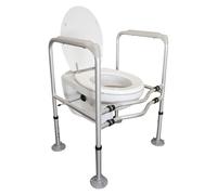 Identités, Pack Accoudoirs de Toilettes Bermudes + Réhausse WC Ibiza 10 cm - Confort et Accessibilité aux Toilettes