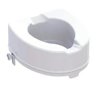 Identités, Réhausse WC Modèle Ibiza, Forme anatomique confortable, Fixation rapide et sans outil, Entretien et désinfection facile, Améliore la sécurité aux WC, Hauteur 15 cm, Sans couvercle