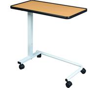 Identités, Table de lit, Corfou, 1 Plateau, Idéal pour Lit et Fauteuil, Réglable d'une Main, Table À roulettes, roulettes À Freins, Idéal Personnes Alitées, Table Déjeuner, Plateau 76 x 38 cm