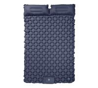 Identity Gonflage Double Backpacking Slumbering Pad Mise en évidence Poches pour les pieds pour un gonflage rapide en trois moments Deuxième dégonflage supplémentaire Substance imperméable permanente