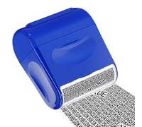 Identity Theft Protection Roller Stamp, ID Guard Blocker, Confidential Data Masking Tool, Easy Glide Privacy Shield, for Office Mail, Labels, Documents, Business, Accounting Use