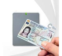 Identiv uTrust 3700F Lecteur de Carte d'identité électronique CIE 3.0 pour accéder à INPS, INAIL, Agence Entrée et Sites de la P.A. Lire Les Cartes NFC et RFID, Tag NFC, Mifare et Desfire
