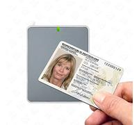 Identiv uTrust 3700F Reader for European eID cards and others sans contact Reads NFC and RFID Cards, NFC Tag, Mifare and Desfire