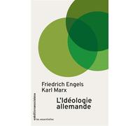 Idéologie allemande (L') - Karl Marx - Sociales - broché - Essai