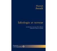 Idéologie et terreur - Hannah Arendt - Hermann - broché - Essai