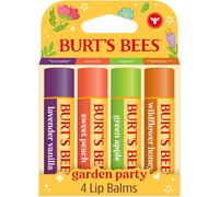 Ides de cadeaux Burt's Bees - Baume lvres du jardinage Set Lavender Vanilla Sweet Peach Green Apple Wildflower Flower Honey With Respliable S