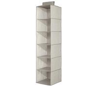 iDesign 04471Eu Organiseur de Pulls Chevron Pliable 6 Niveaux Taupe/Naturel