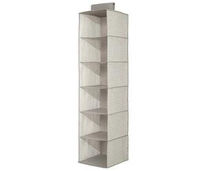 iDesign 04471Eu Organiseur de Pulls Chevron Pliable 6 Niveaux Taupe/Naturel