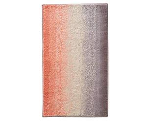 iDesign 35821EU Tapis Microfibres Ombre Coral Multi 86 x 53 cm
