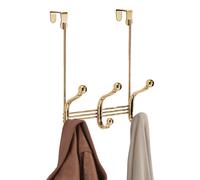 iDesign 3Double Porte Vtements Serviettes ou AccessoiresSupport Crochets en Laiton Doux