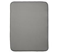 iDesign 41141Eu Tapis de Séchage de Cuisine Absorbant Idry - 60,96 X 45,72 cm, Extra Large, Étain / Ivoire Polyester Pewter/Ivory 60,96X0,254X45,72 cm
