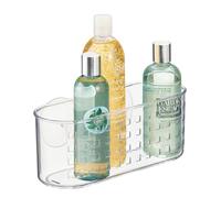 iDesign 41600Eu Panier à Ventouses de Douche Transparent