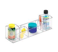 iDesign 43030EU Pharmacie 12 pouces + Organiseur multi-niveaux, Transparent