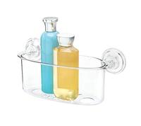 iDesign 52420Eu Panier de Douche à Ventouses Verrouillables 3 Transparent