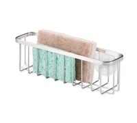 iDesign 84822Eu Gia Support à Éponge Avec Ventouse et Rangement D'Évier de Cuisine Acier Inoxydable Poli