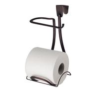 iDesign Axis Porte-Papier Toilette en métal pour Rangement de Salle de Bain, 15,2 x 15,7 x 27,9 cm, Bronze