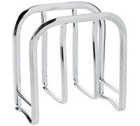 iDesign Axis Porte Serviette en Papier pour le Plan de Travail Dans La Cuisine, Fin Support Serviette de Table en Métal, Argenté