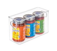 Interdesign, conteneur de stockage pour cuisine, cellier, réfrigérateur, congélateur - long, transparent