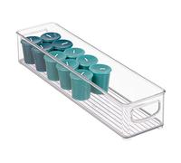 iDesign Cabinet/Kitchen Binz boîte de rangement, petit bac pour réfrigérateur en plastique, boîte longue, transparent