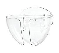 iDesign Compartiment de douche à ventouse pour le shampooing, revitalisant, savon, 2.5" x 3.5" x 6"