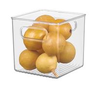 iDesign Conteneur de stockage pour cuisine, cellier, réfrigérateur, congélateur - Cube, Transparent