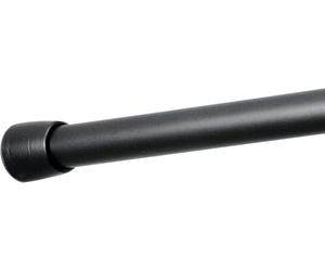 iDesign iDesign 78574Eu Cameo Barre de Traction de Rideau de Douche Pvc/Polypropylène Noir 190 X 4 cm