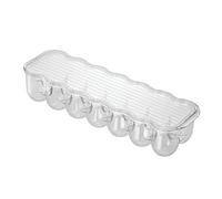 iDesign iDesign Fridge/Freeze Binz Boite à Œufs, Rangement pour Œufs Empilable en Plastique pour 14 Œufs, Transparent