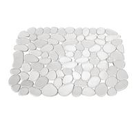 iDesign iDesign Pebblz Protection Évier - Tapis Évier en Plastique - Egouttoir A Vaisselle à Découper pour La Vaisselle - Transparent