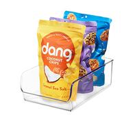 iDesign Linus boite de conservation, grand organiseur cuisine en plastique solide, transparent