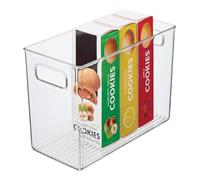 iDesign Récipient de rangement iDesign pour réfrigérateur, congélateur et garde-manger - Corbeille de rangement pour cuisine - Très grande, transparente