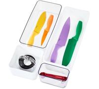 iDesign RPET/RPP Drawer Organizers-Set of 4