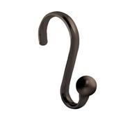 iDesign The Axis Collection, Lot de 12 Crochets de Rideau de Douche en métal, Bronze