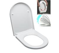 Idevit - Abattant WC à fermeture douce Softclose adaptable sur la plupart des cuvettes, blanc (EASY2244)