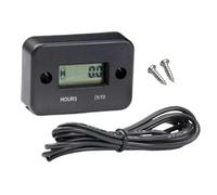 Idezek Compteur horaire numérique LCD - Compteur d'heures pour scooter, moto, voiture de plage et générateur