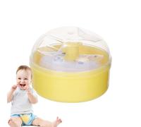 Idezek Houppette pour poudre corporelle, applicateur de poudre corporelle, Applicateur et récipient de poudre pour le corps des tout-petits, Kit de houppette de poudre après le bain pour tout-petits,