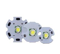 IDGTTLDF 10PCS LED XMLM T6 5050 LED 10000K 10W Cold White bright Emitter Diode with 16mm Aluminum pcb
