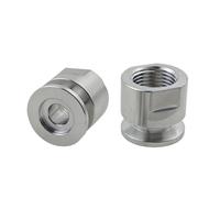 IDGTTLDF 1PC KF16 Vacuum Flange to G1/4" BSPP Female Thread Stainless Steel Flange Pipe Pipe Fitting