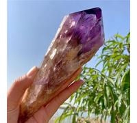 IDGTTLDF 1PCS Amethyst Scepter Raw Stone,High Crystal Quartz Point Wand, Gemstone Crafts Home Decoration,600~700g