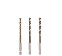 IDGTTLDF 1Pcs Cobalt Hex Drill Bits HSSCO M35 Twist Quick Change Impact Driver Tools for Stainless Steel Cast Iron Sheet Metal(6mm 3PCS) IDGTTLDF
