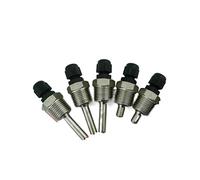 IDGTTLDF 1pcs Thermowell Immersion Sleeve Pocket Stainless Steel 304 BSP 1/2" for Max 8mm Wire PT100 PT1000 NTC10K NTC50K Pipe L30-200mm (Size : L 30mm)