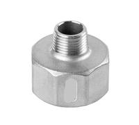 IDGTTLDF 304 Stainless Steel Internal and External Wires with Variable Diameter Pipe Clamps with Different diameters and Direct Internal to External Thread Joints(G2*G1-1/4)