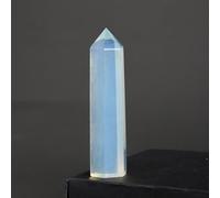 IDGTTLDF 7-8cm Crystal Point Quartz Rainbow Wand Column Rose Rock Home Decor Stone (Color : Opal)