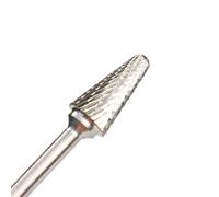 IDGTTLDF Alloy Rotary File 1Pcs LX Type Double Slot Tungsten Steel Wood Carving Grinding Head Hard Metal for Copper 1Pcs(LX1428M06) IDGTTLDF