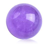 IDGTTLDF Amethyst Crystal Ball, Quartz Gemstone Sphere Ornament for Yoga, Zen, Balance,20-23mm