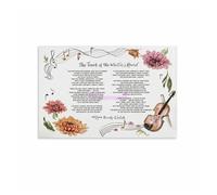 IDGTTLDF Christian Gift Idea Tin Sign Inspirational Wall-Art Featuring The Masters Hand Poem for Pastor Prayer Room Church 8 X 12 in