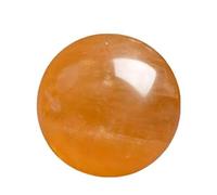 IDGTTLDF Citrine Crystal Sphere Ball +Stand Dowsing for Feng Shui, Wealth and Success, Christmas Day Home Decoration,2.0"(5cm)